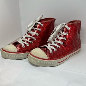 Vintage Fun Red high top shoes